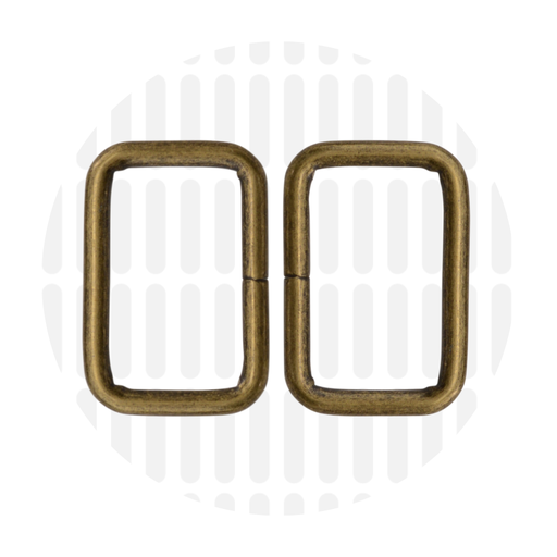 Rechthoekige ring 32mm ZZ - Messing