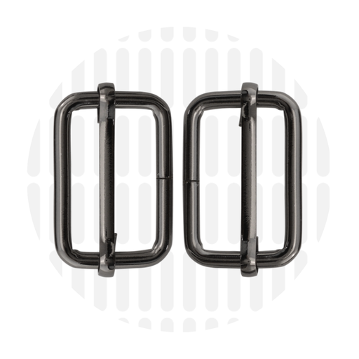 Schuifgesp 32mm ZZ - Gun metal