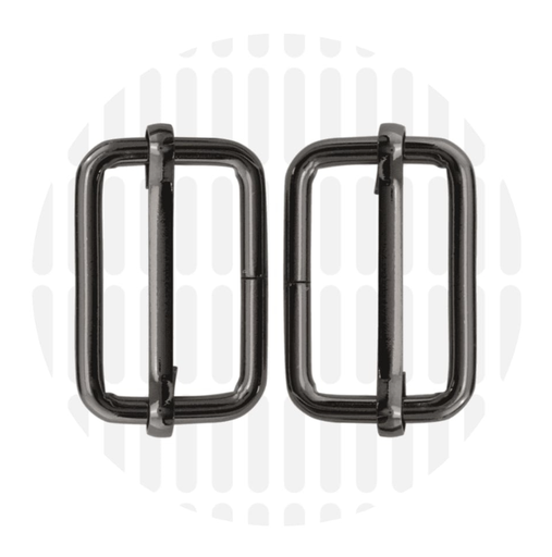 Schuifgesp 38mm ZZ - Gun metal