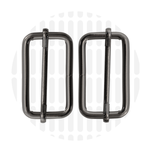 Schuifgesp 38mm ZZ - Gun metal