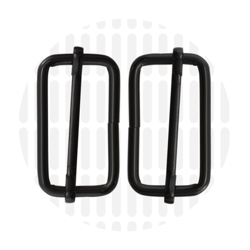 Schuifgesp 38mm ZZ - Zwart