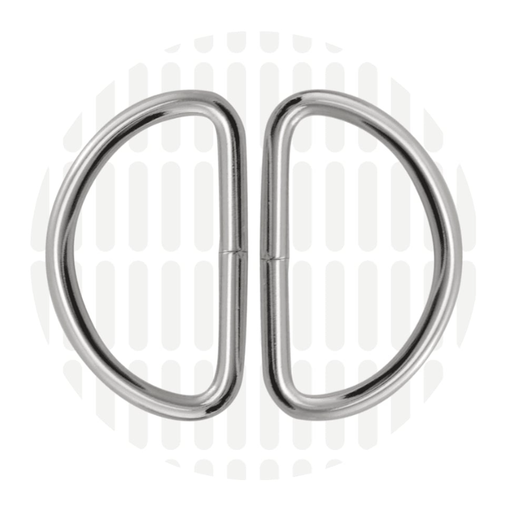D-ring 38mm ZZ - Zilver