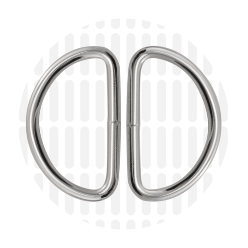 D-ring 38mm ZZ - Zilver