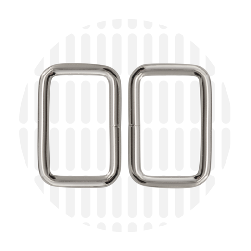 Rechthoekige ring 32mm ZZ - Zilver