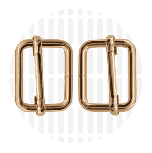 Schuifgesp 25mm ZZ - Goud