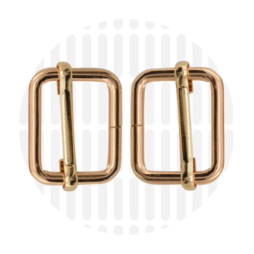 Schuifgesp 25mm ZZ - Goud