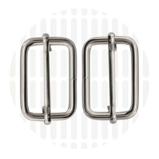 Schuifgesp 32mm ZZ - Zilver
