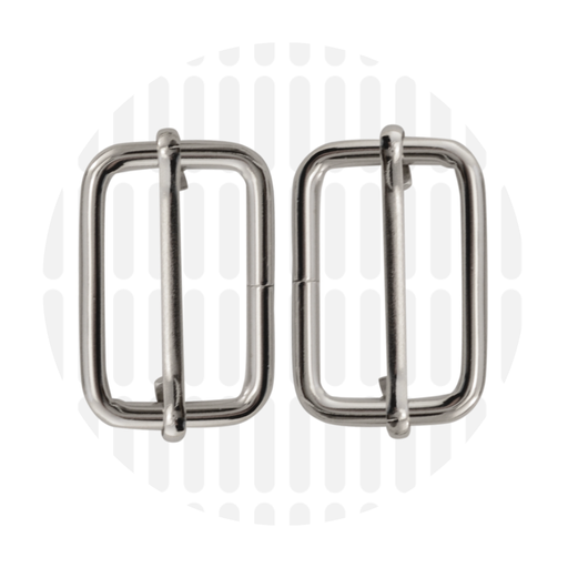 Schuifgesp 32mm ZZ - Zilver