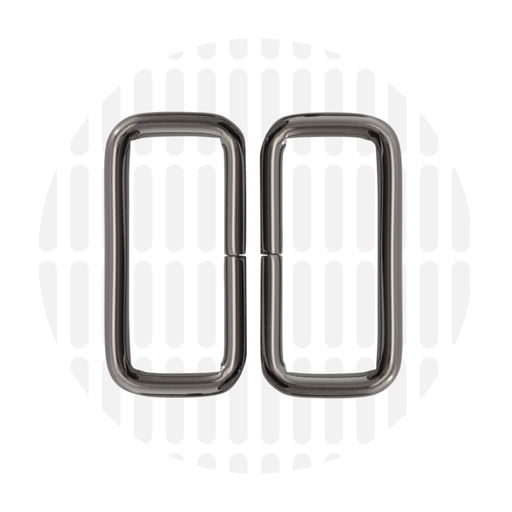 Rechthoekige ring 38mm ZZ -Gunmetal