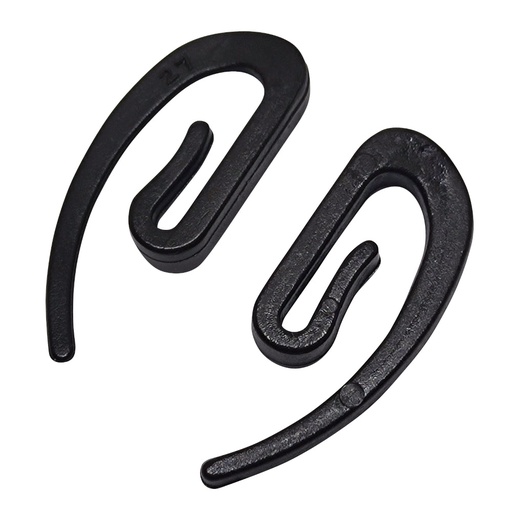 Gordijnhaak zwaar kunststof - Zwart (100 stuks)