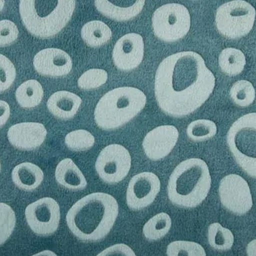 Wellness fleece - Muntgroen met keien