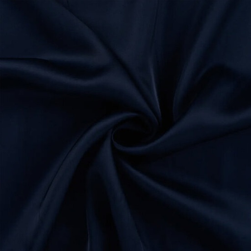 Viscose - Glanzend donkerblauw