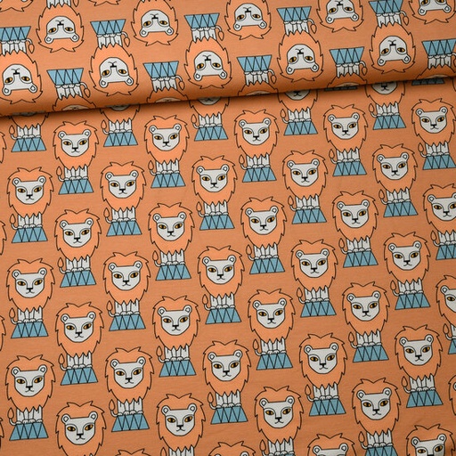 French terry - Eva mouton lions