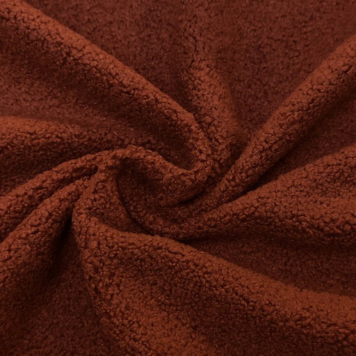 Boucle dik - donker roest