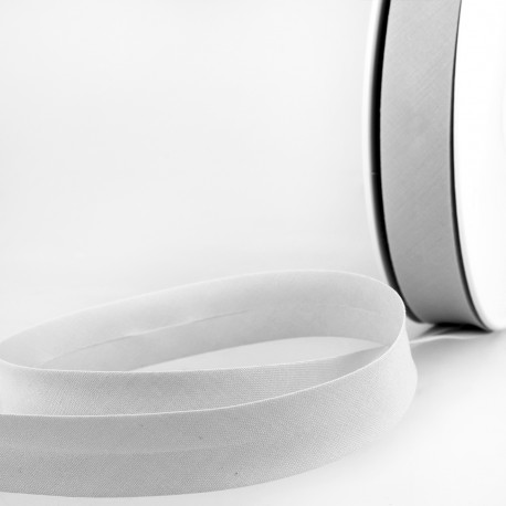 Biais katoen 20mm - lichtgrijs 130