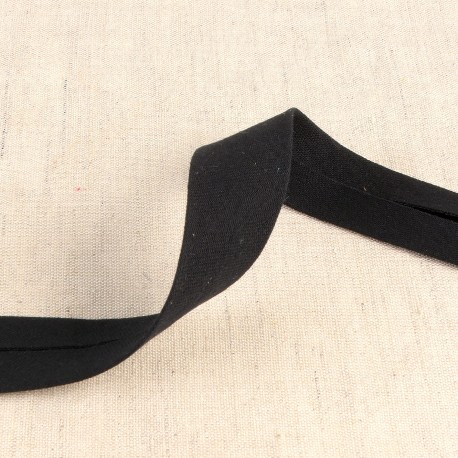 Biais gauze 25mm - zwart 14