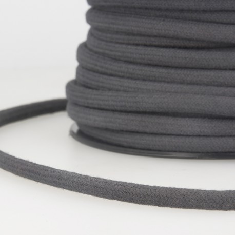 Katoen koord 8mm - donkergrijs 038