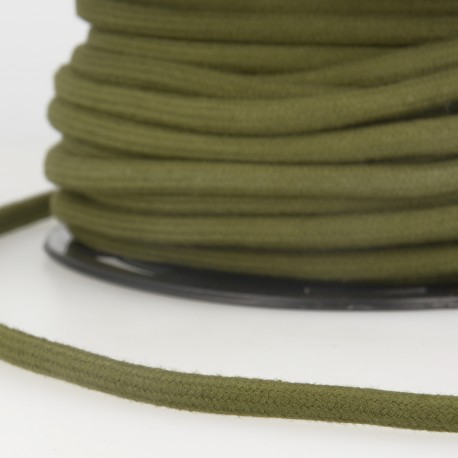 Katoen koord 8mm - kakigroen 053