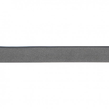 Lingerie elastiek glans 15mm - grijs 33