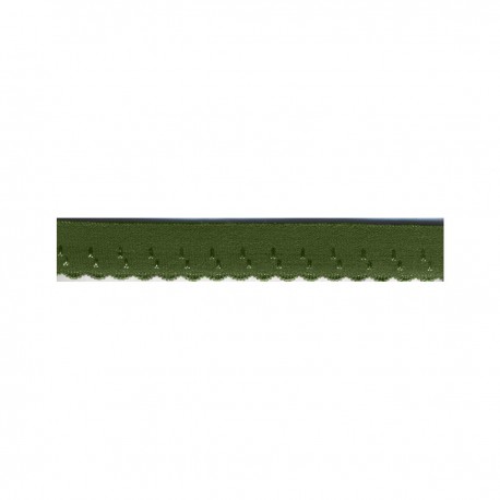 Lingerie vouwelastiek 11mm - kaki 58