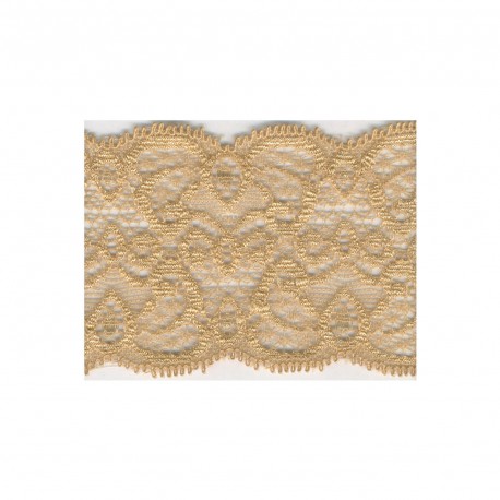 Kanten stretch lint 65mm - huidskleur 62