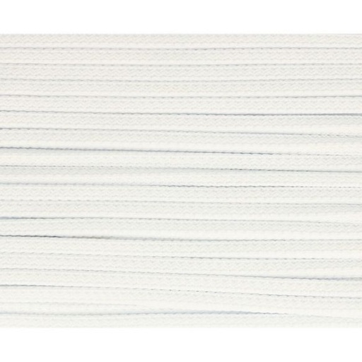 Vierkant koord 5mm - wit 1