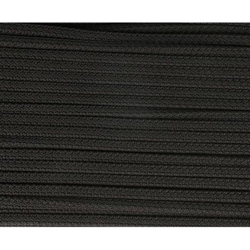 Vierkant koord 5mm - zwart 2