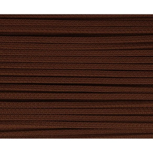 Vierkant koord 5mm - donkerbruin 12