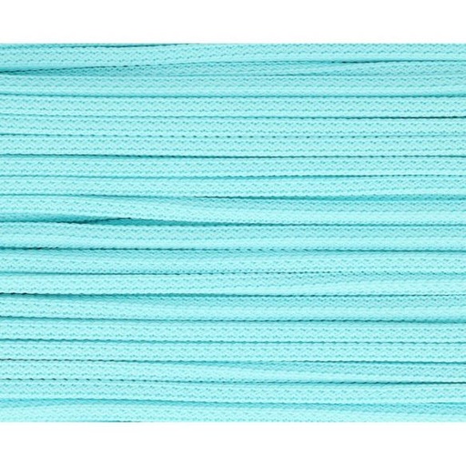 Vierkant koord 5mm - licht turkoois 20