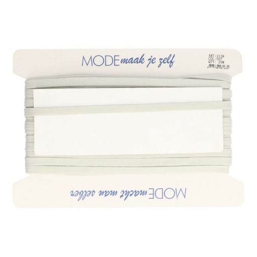 Veterband dubbeldik 9mm - lichtgrijs 7