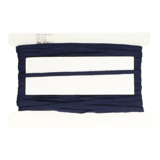 Veterband dubbeldik 9mm - marine blauw 210