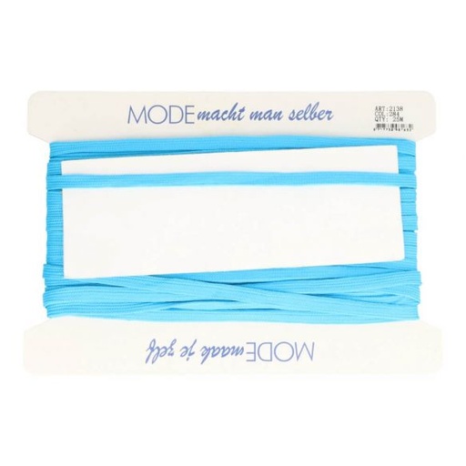 Veterband dubbeldik 9mm - licht turkoois 284