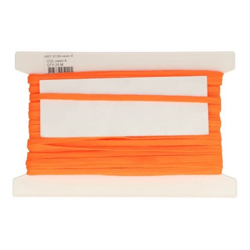 Veterband dubbeldik 9mm - fluo oranje 4