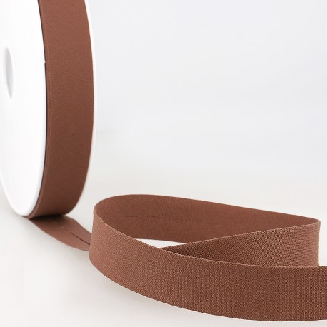 Biais katoen 20mm - bruin 254