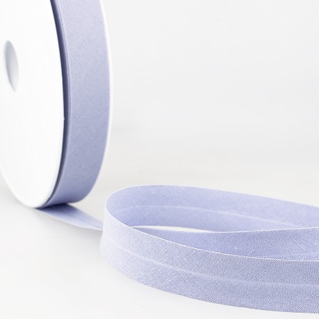 Biais katoen 20mm - licht lila-blauw 336