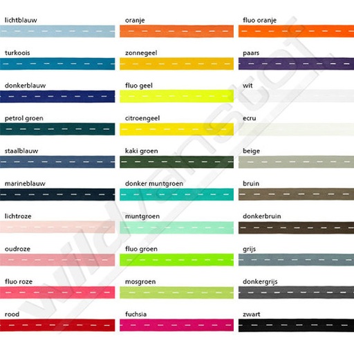 Knoopsgatelastiek 18mm - fluo groen