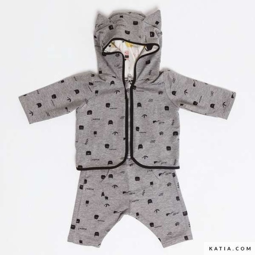 Katia - Sweatshirt met rits en broek