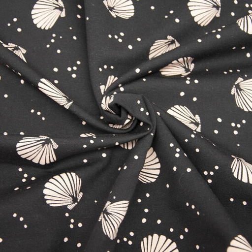 Summer sweat - Lichtroze schelpen op donker