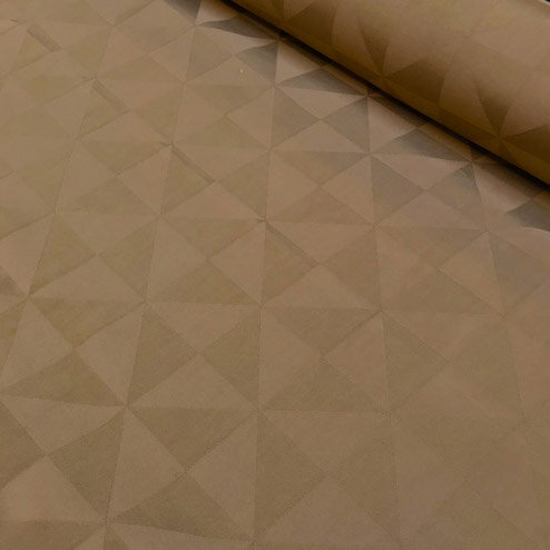 Viscose - Geometrische waaier camel