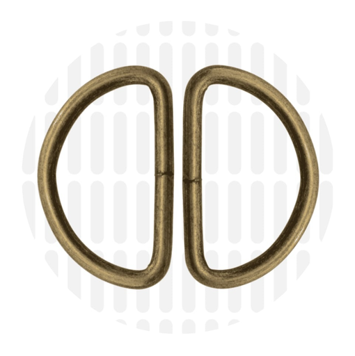 D-ring 38mm ZZ - Messing