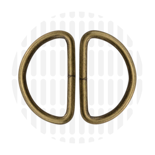 D-ring 38mm ZZ - Messing