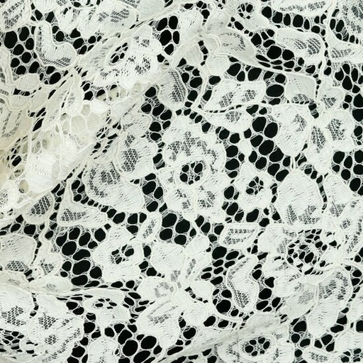 Kant 1 - Ecru gebloemd