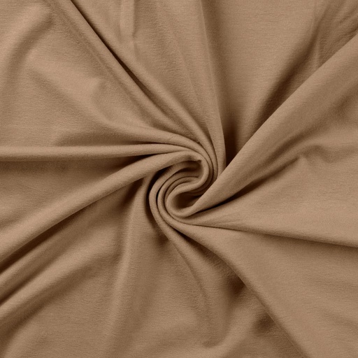 Tricot viscose - Donkerbeige 548