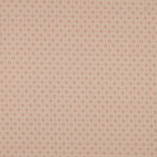 Katoen - Bloemestipjes poederroze