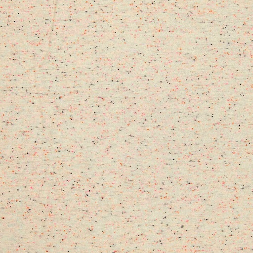 Jersey - Gemeleerd flock oranje, roze, zwart