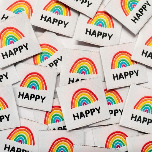 Label - Happy ik (5 stuks)
