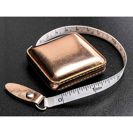 Rolmeter 150cm - Rose goud square