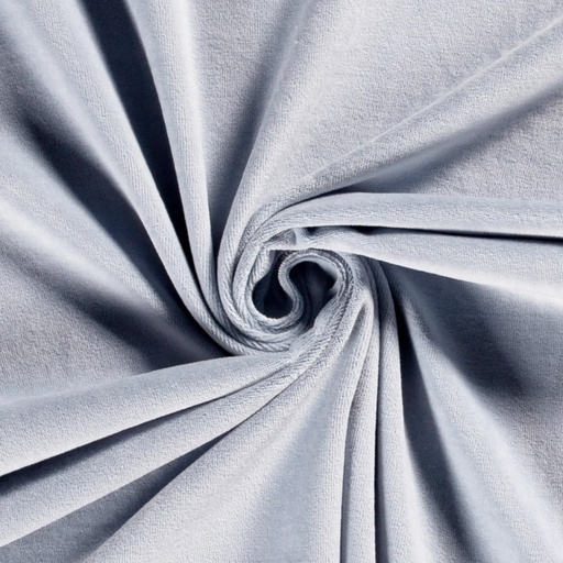 Nicky velours - Ijsblauw 102