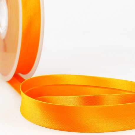 Satijn biais 20mm - warm geel 52