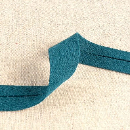 Biais gauze 25mm - petrol 26